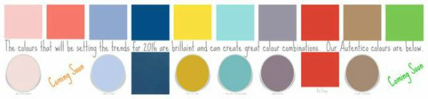 COLOUR TRENDS FOR 2016