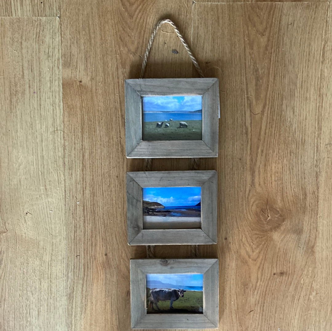 4x3 Driftwood Frame Trio