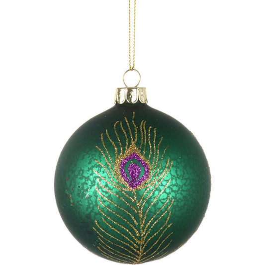 Peacock Bauble Decoration