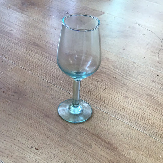 Pair of Recycled Wine Glasses