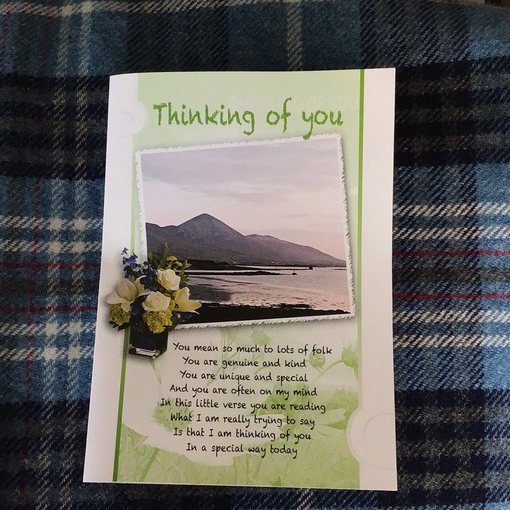 “Thinking of you” Peter Costello card