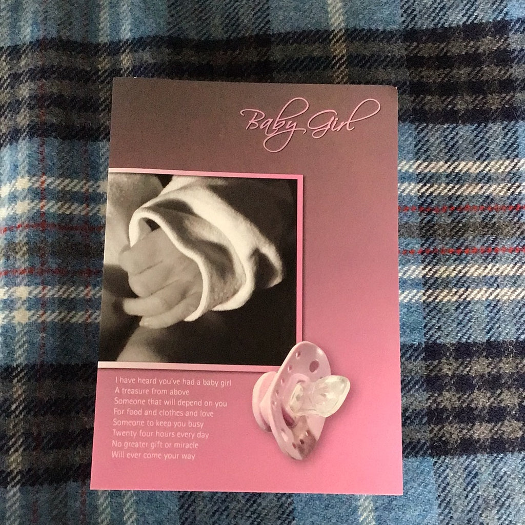 “Baby girl” Peter Costello card