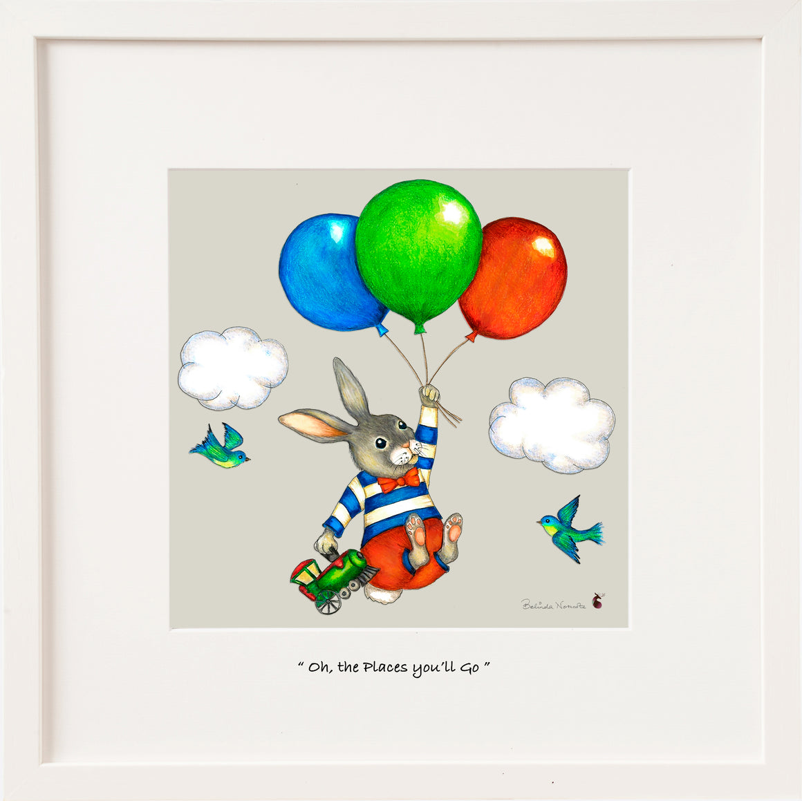 Oh the Places You Will Go Handmade Print