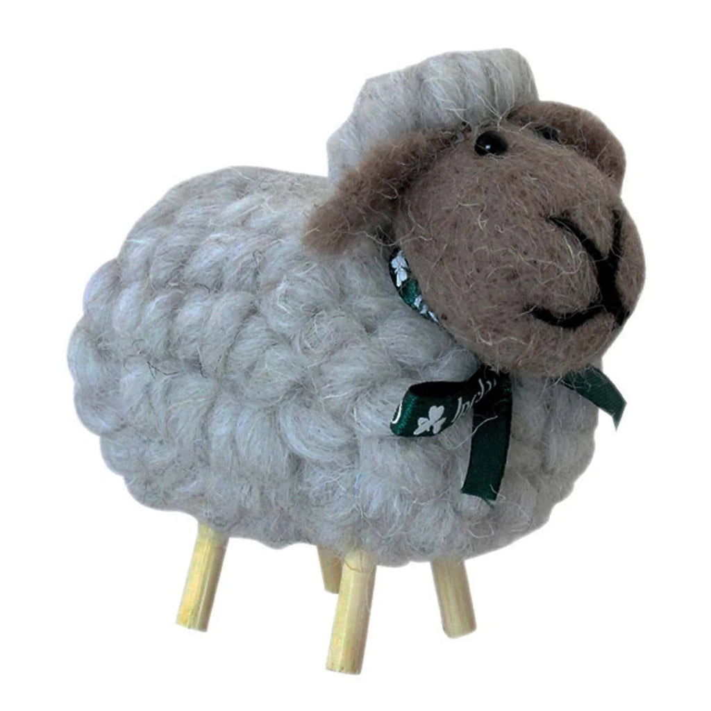 Grey sheep ornament