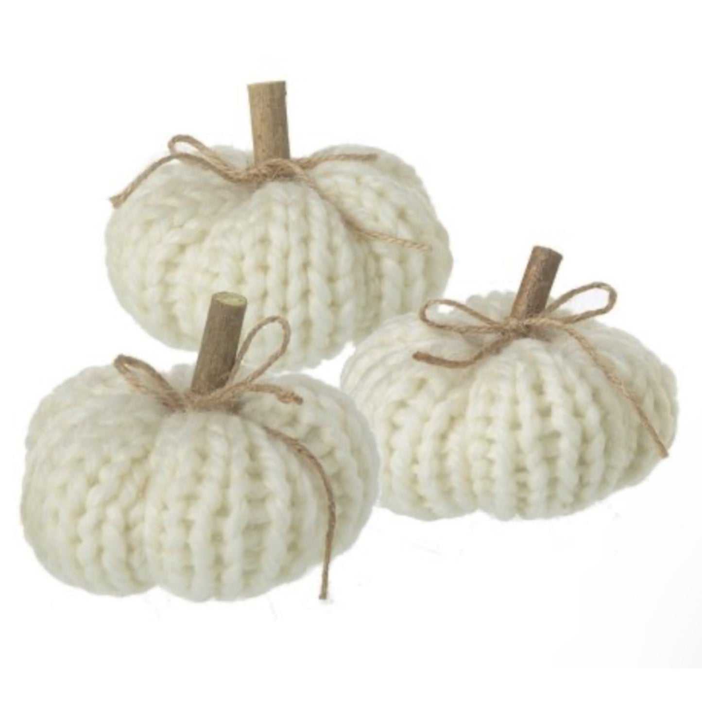 Halloween Decoration Knitted Pumpkin Orange