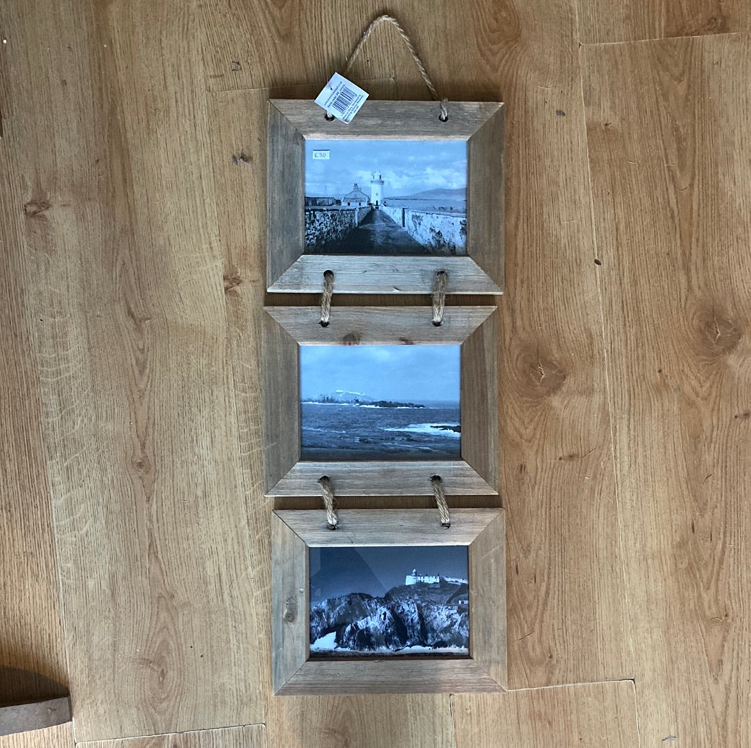 6x4 Driftwood triple Frame