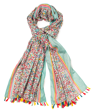 Floral Cotton Scarves