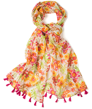 Floral Cotton Scarves