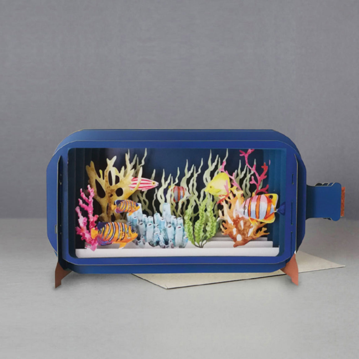 Under the Sea Message in a Bottle 3D Card