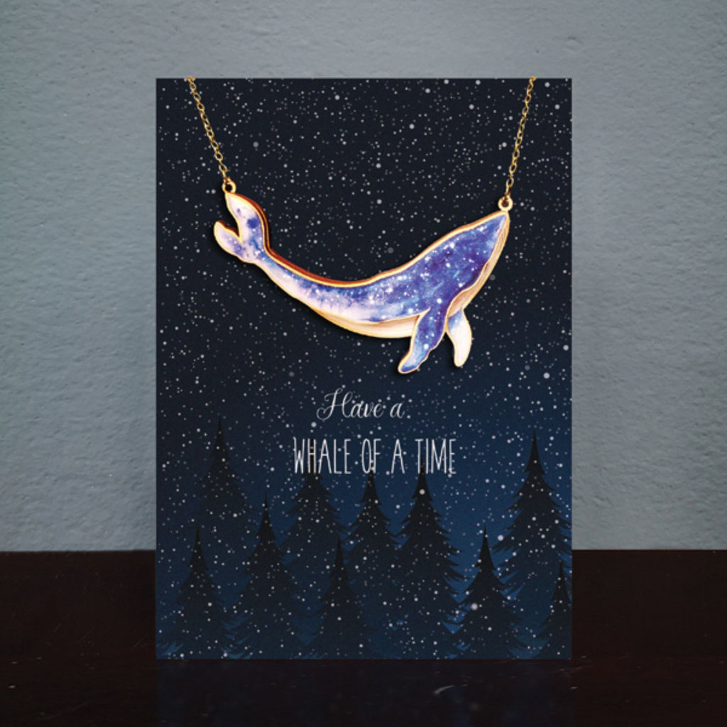 Whale of a Time Necklace Card