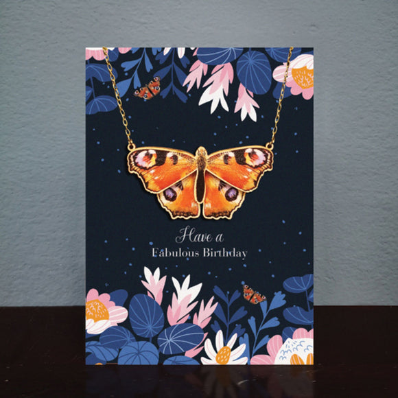 Butterfly Necklace Card