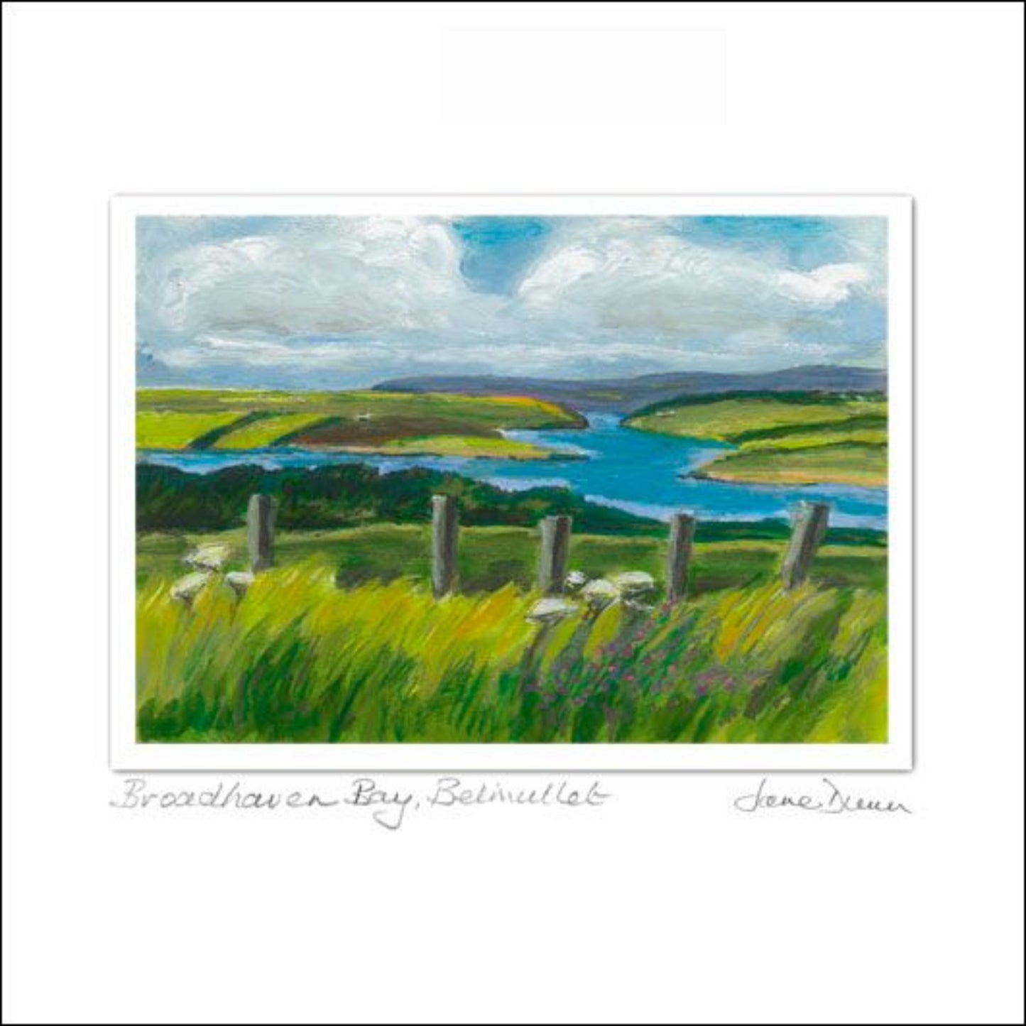 Broadhaven Bay Art Card