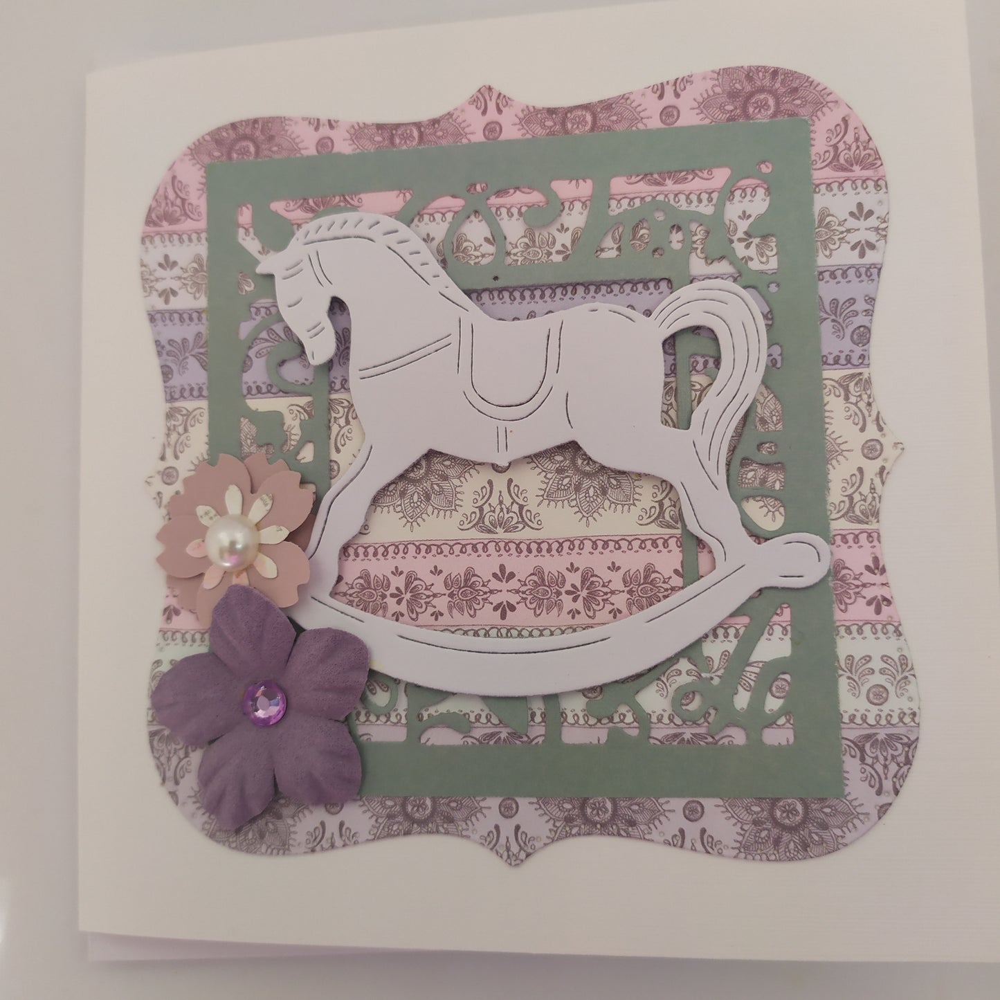 Rocking Horse baby cards