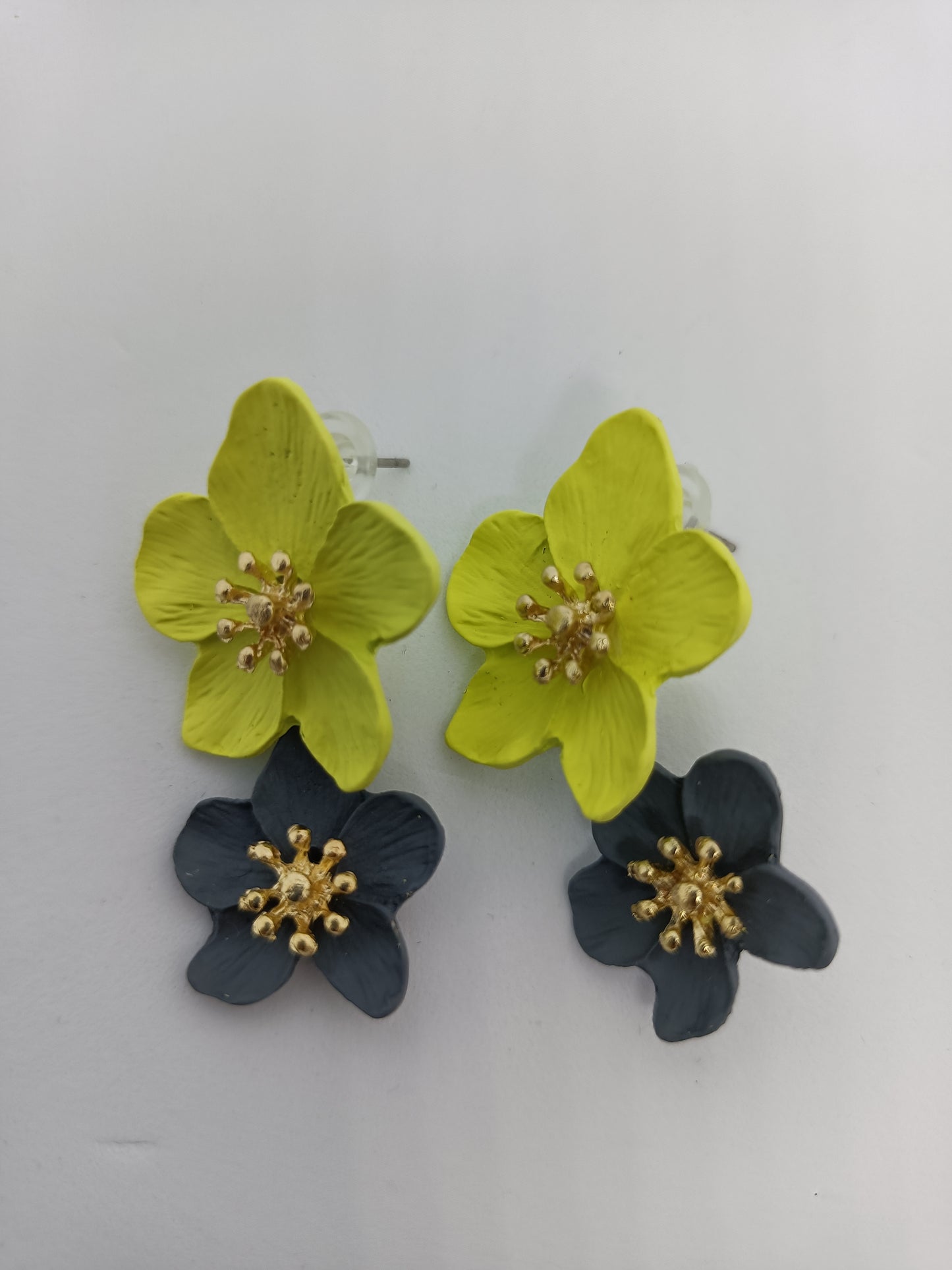 Duo Flower earrings
