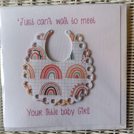 Baby Bib Cards - New Baby Cards