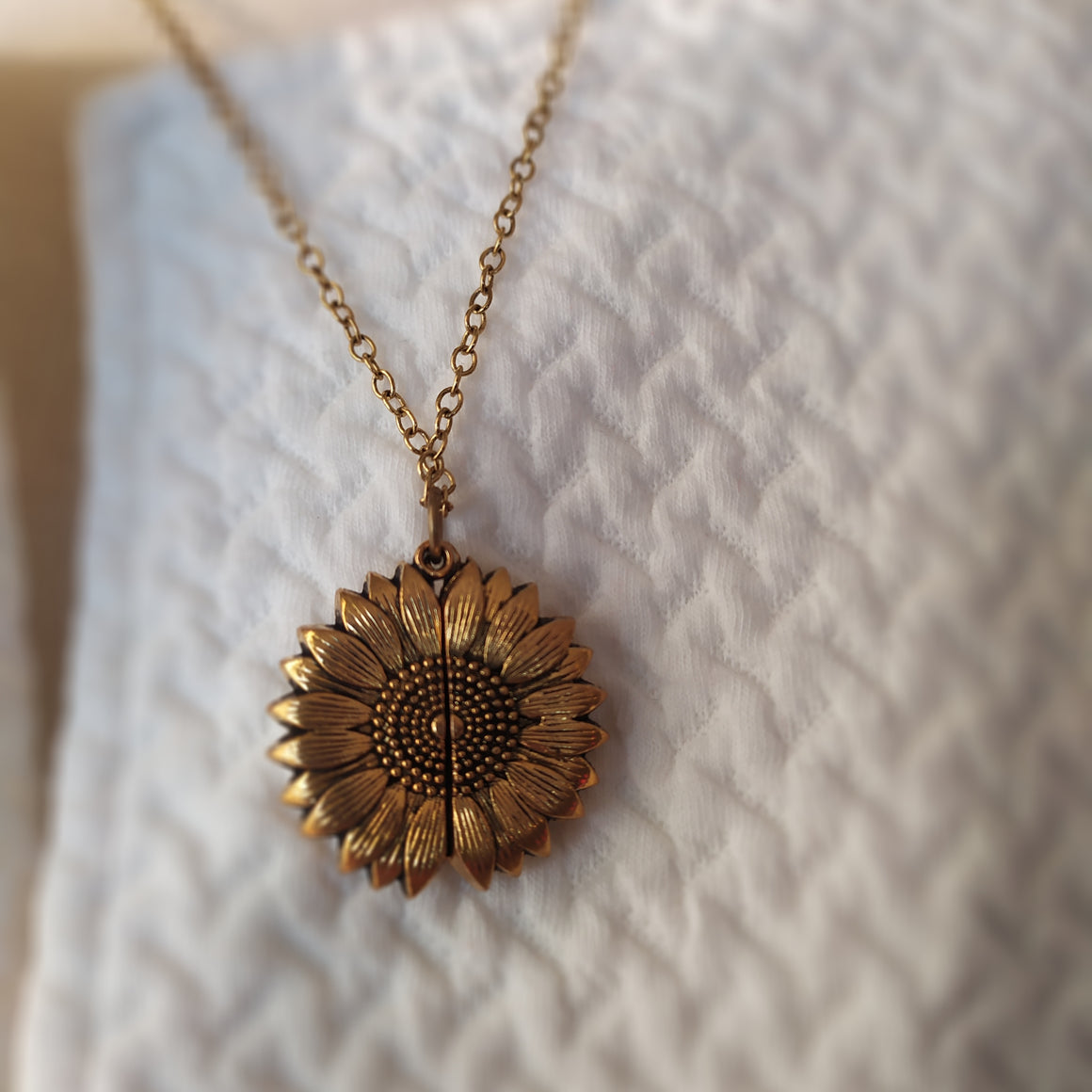 Sunflower Necklace - You are my sunshine!