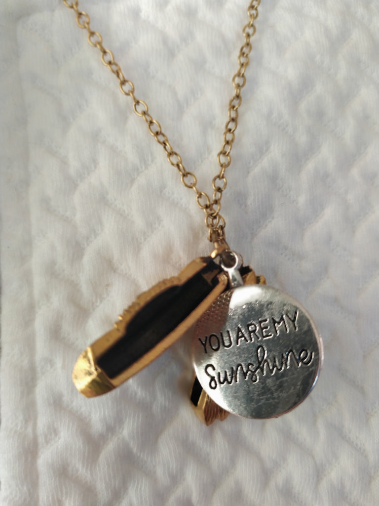 Sunflower Necklace - You are my sunshine!