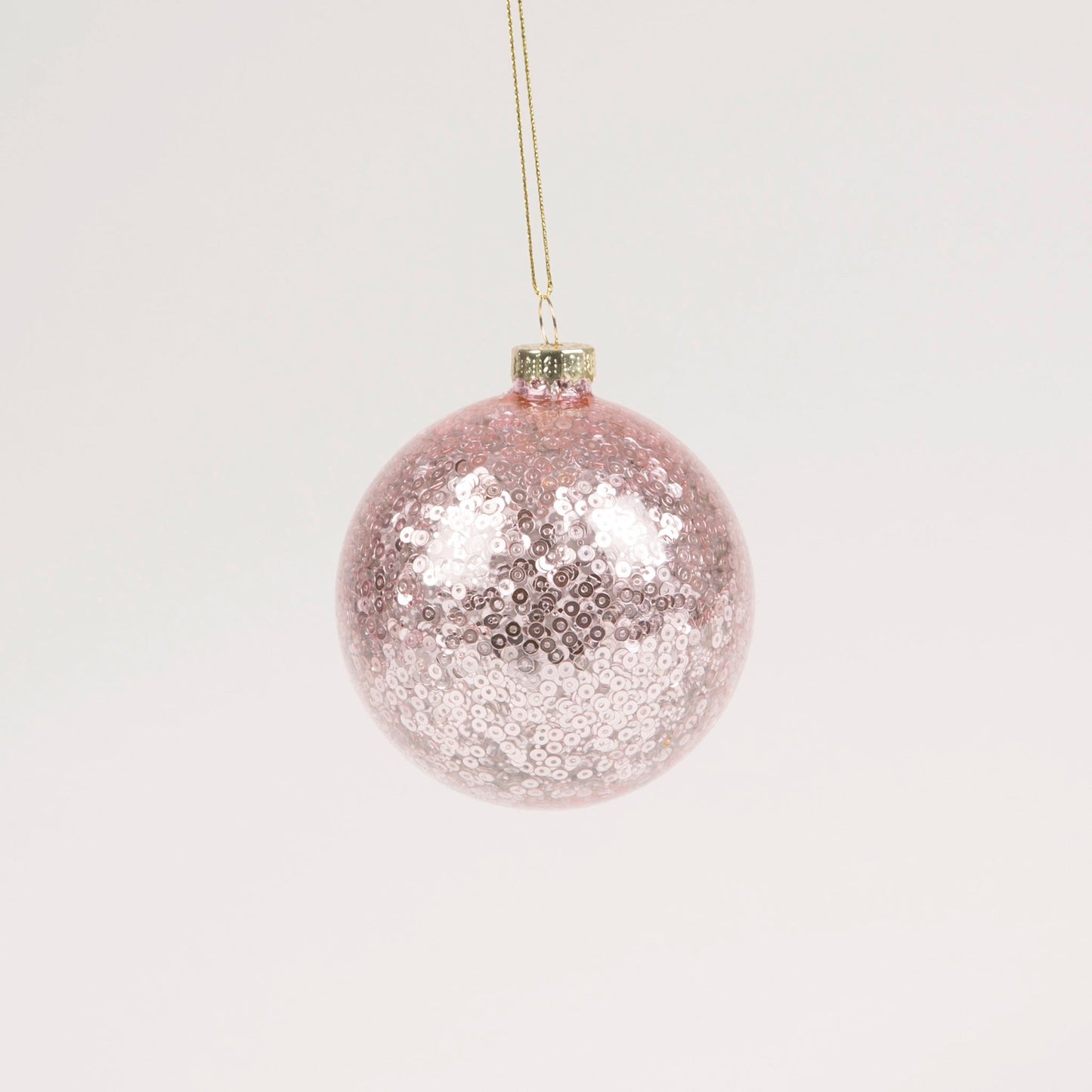 Pink Sequin Bauble