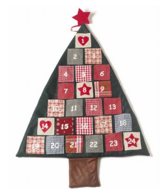 Fabric Christmas Tree Advent