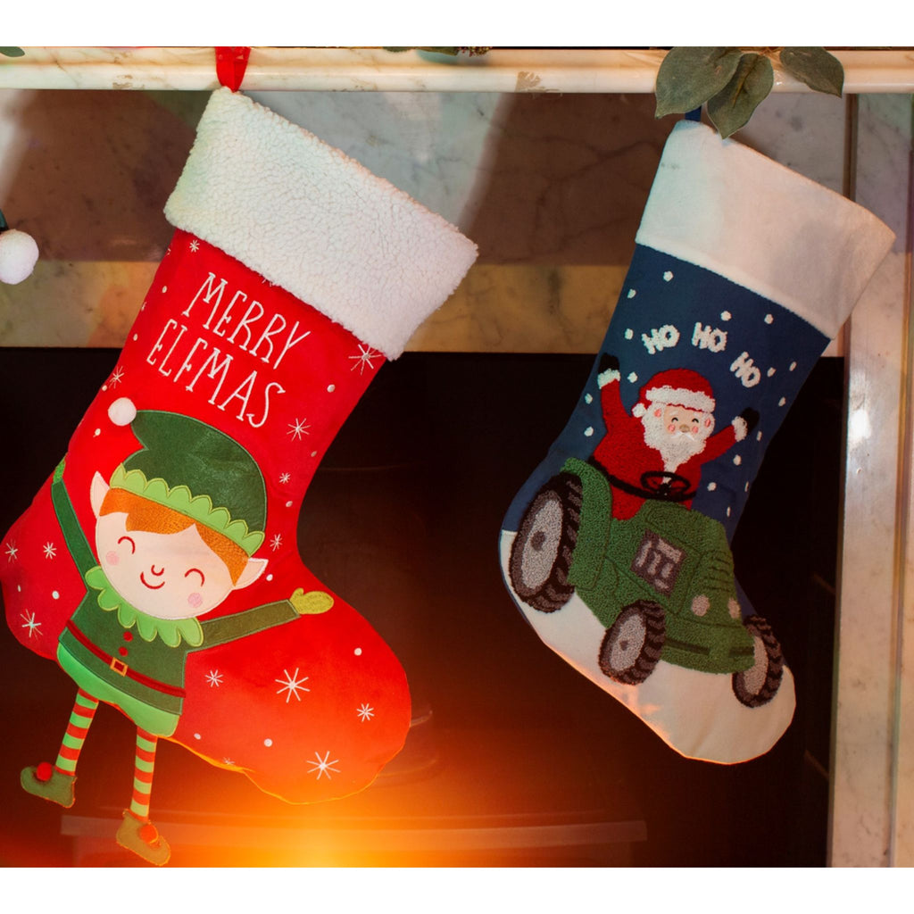 Tractor Christmas Stockings