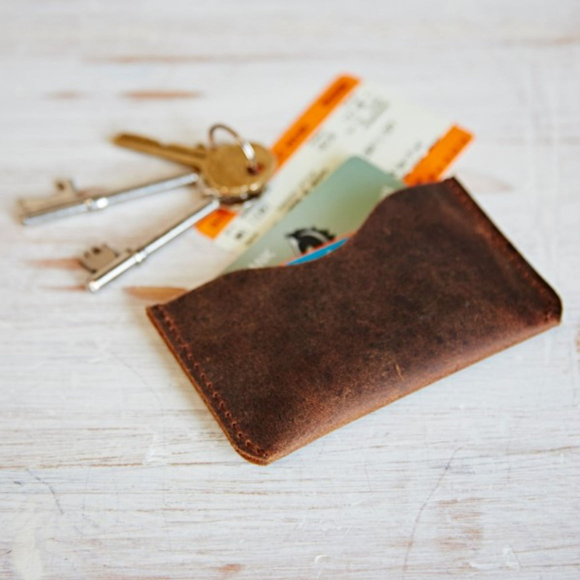 Leather Slim Credit Card Holder