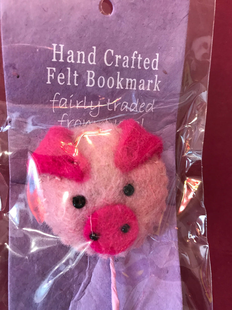 Fair trade Handmade Felt Bookmark