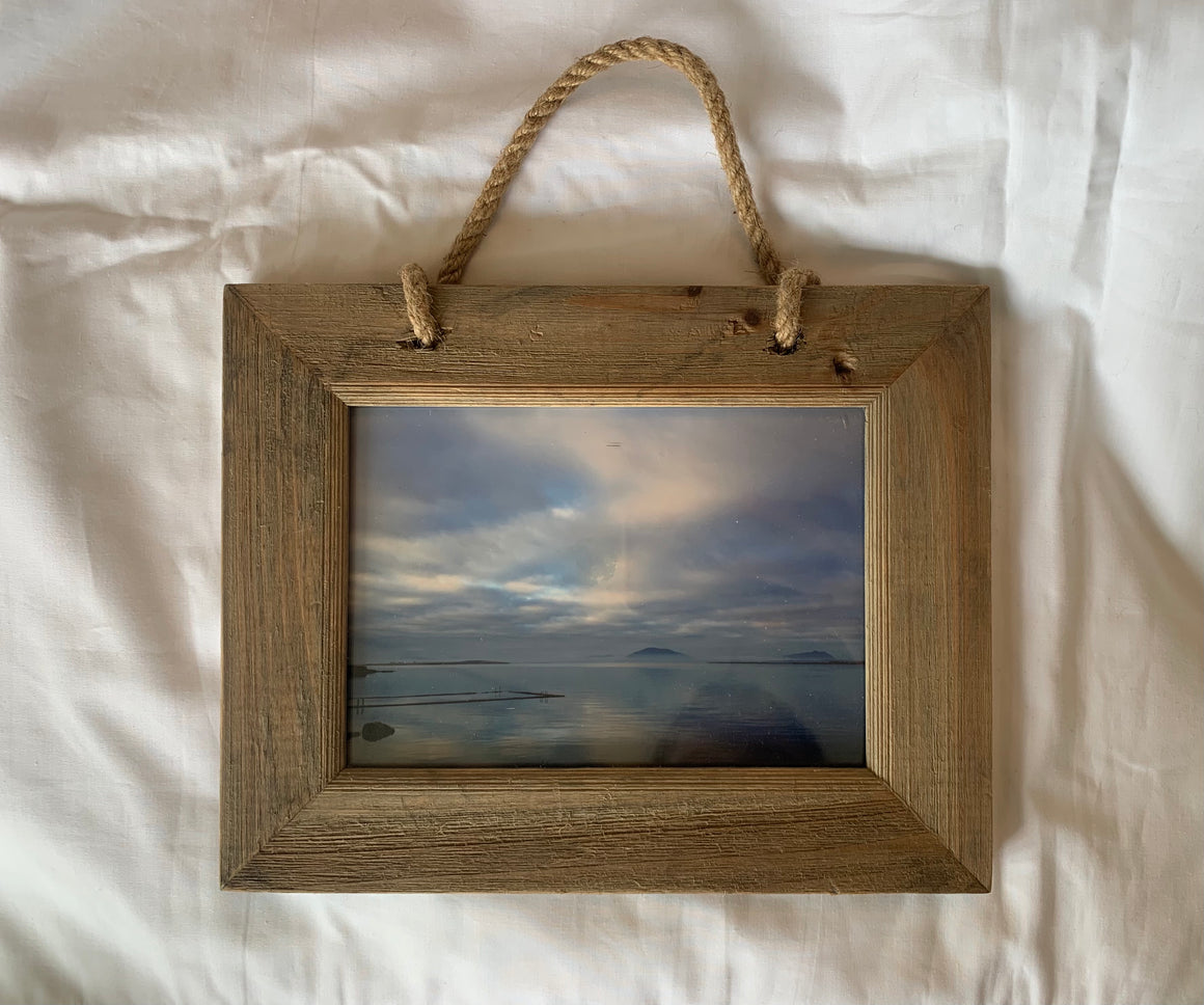 7x5 Driftwood Frame with Belmullet Tidal Pool