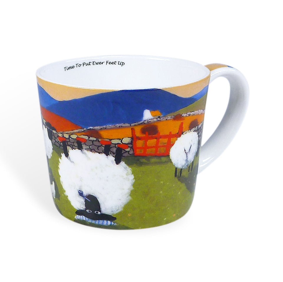Thomas Joseph mug “time to put ewe’re feet up”