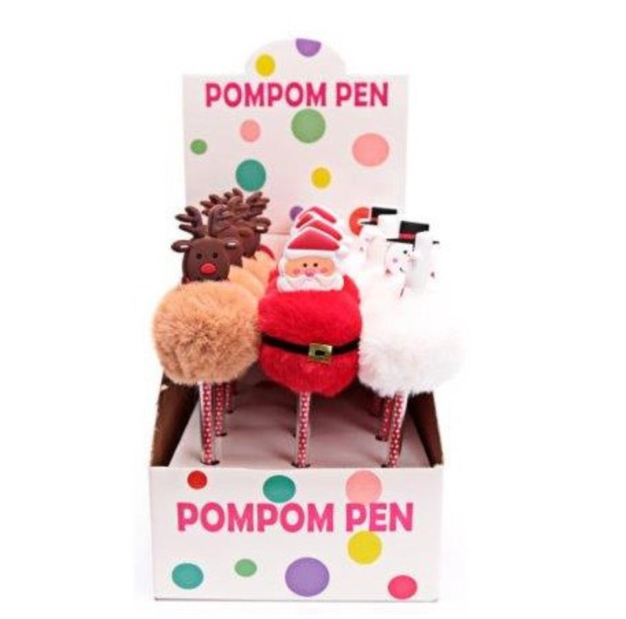 Christmas Pom Pom Pen