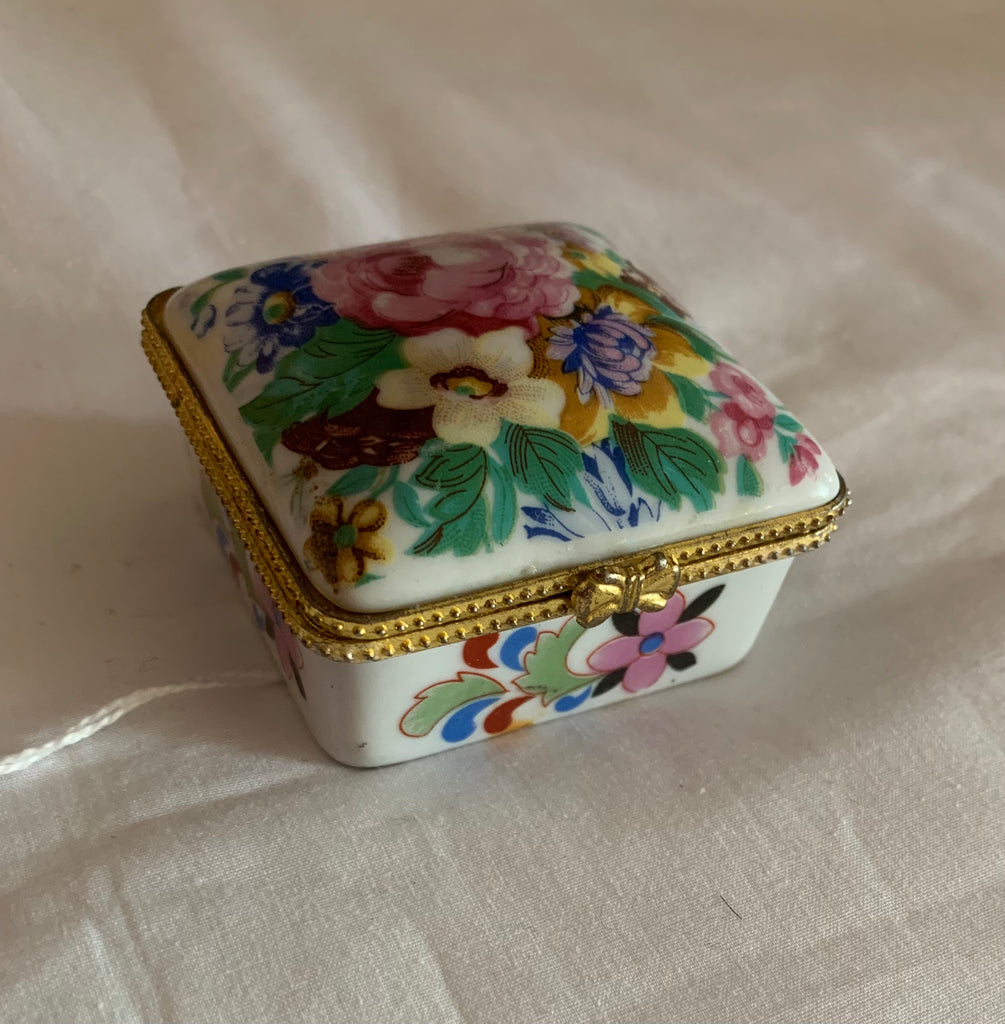 Vintage China Trinket Box