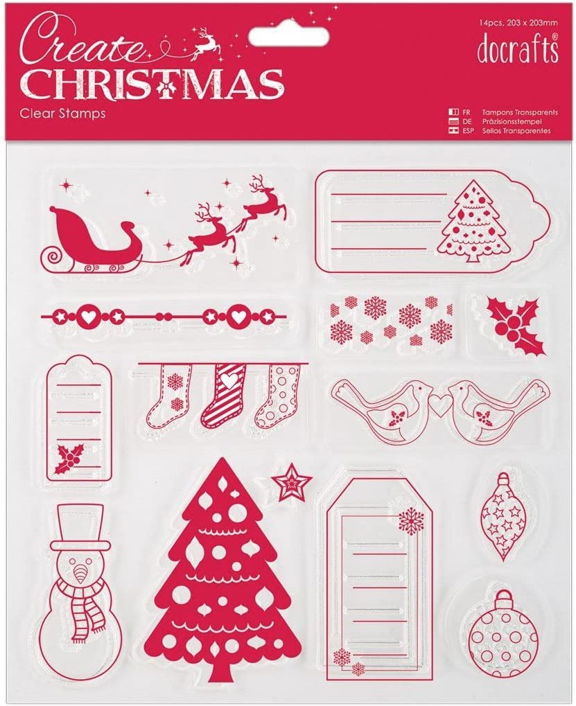 Create Christmas Clear Stamps Docrafts