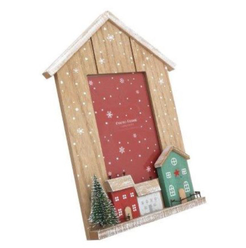 Festive Houses Picture Frame