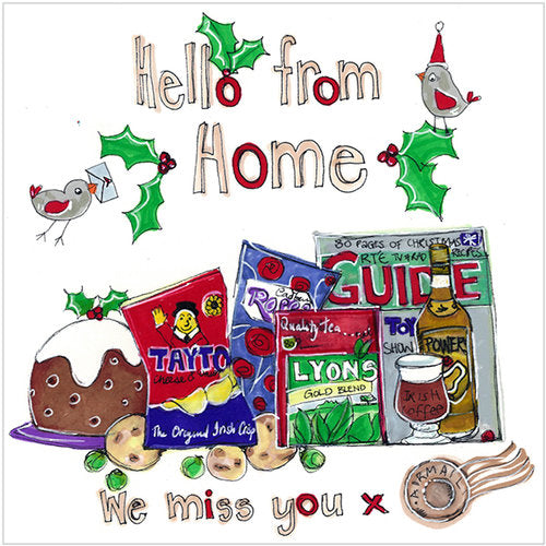 Hello from Home, We Miss You! - Christmas Card