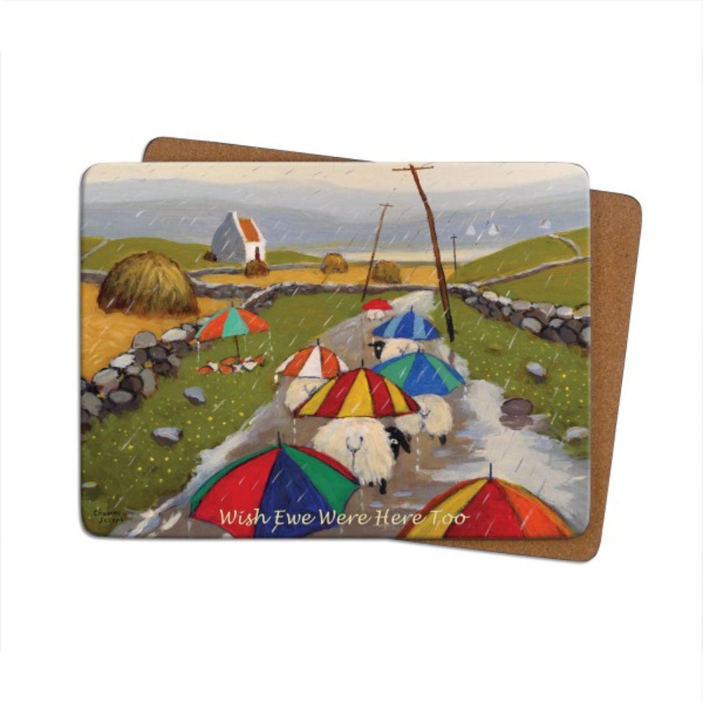 “wish ewe were here too” Thomas Joseph Place Mats