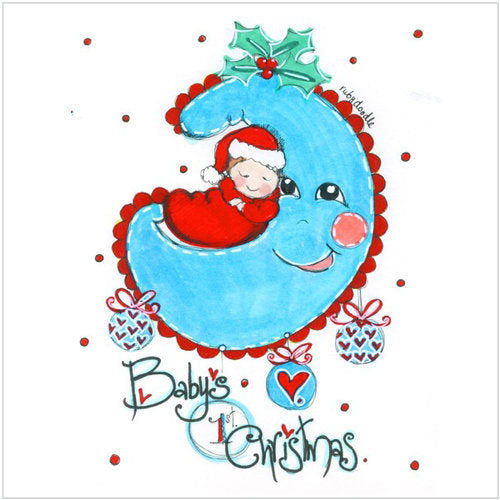 Babys First Christmas, Christmas Card